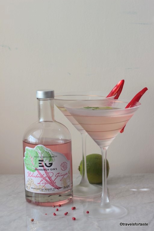 Spiced Pink Gin Cocktail Recipe by Manjiri of www.travelsfortaste.com