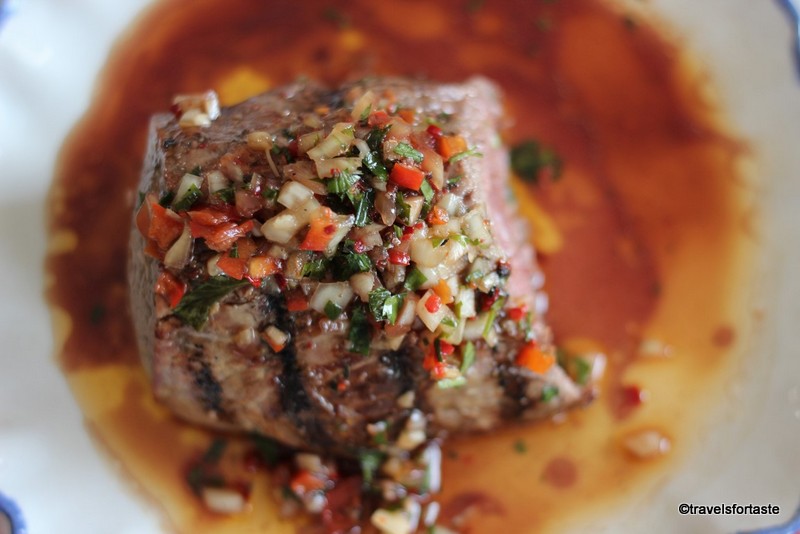 Argentinian Lomito Steak with Chimichurri 