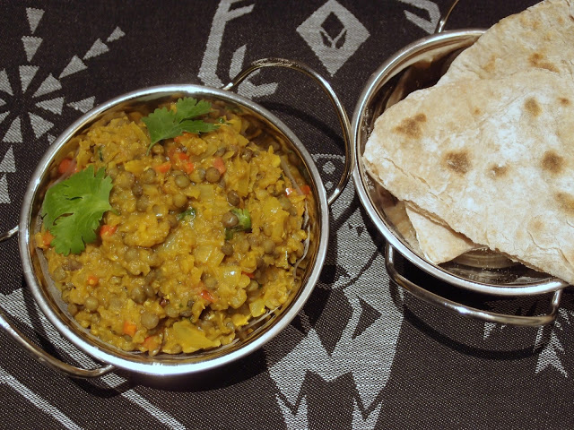 Dhal and chapati by The Veg Hog
