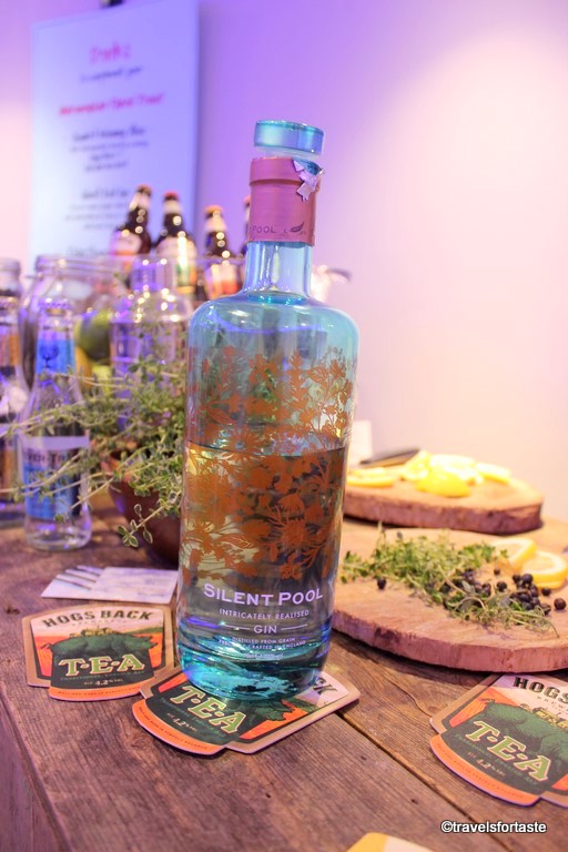 Norwegian fjord trout U.K lunch event, silent pool gin