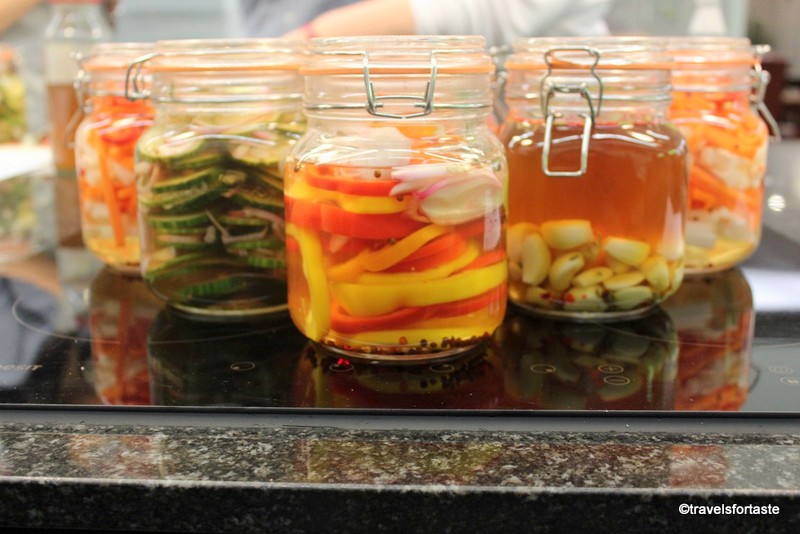 Sarsons Pickles in Kilner Jars