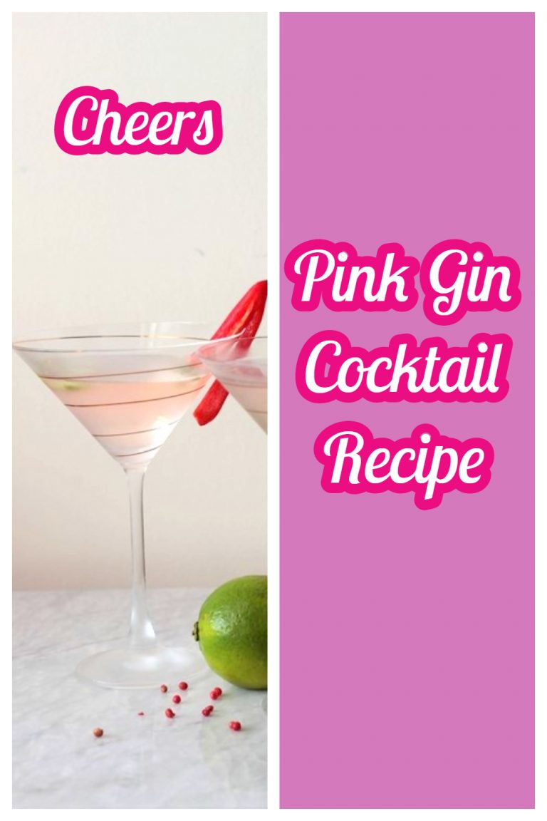 Spiced Pink Gin Cocktail Recipe Travels for Taste